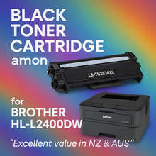 Load image into Gallery viewer, Brother TN2530XL High-Yield Black Toner Cartridge compatible