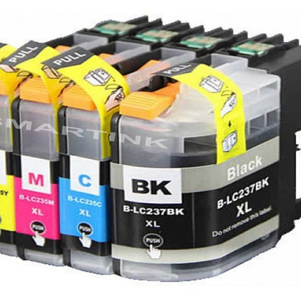 LC235 LC 237 Brother Ink Cartridges Whole Set Latest Chip *4
