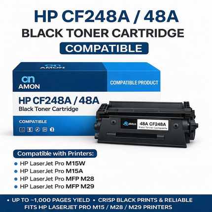 HP 48A CF248A Toner Cartridge Compatible Black for LaserJet Pro M15 M28 M29 NZ Stock