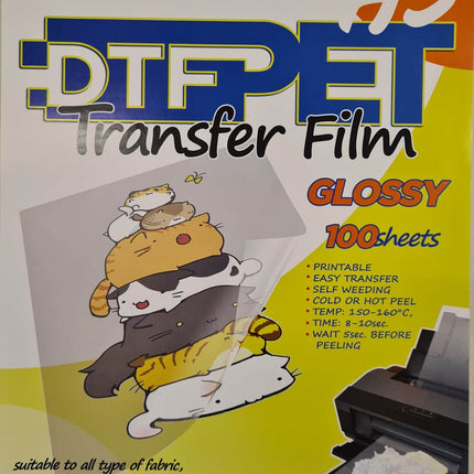 DTF Transfer Film - A3 Size -  100 Sheets