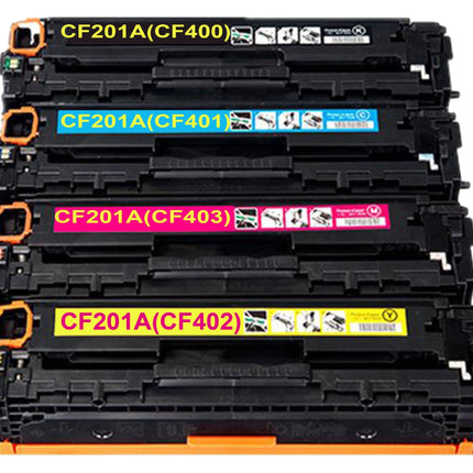 HP M252dw HP M252 Toners HP 201X Toner Cartridge Premium A+ X 4