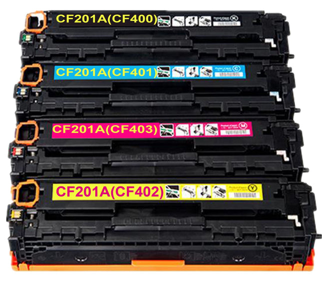 HP M252dw HP M252 Toners HP 201X Toner Cartridge Premium A+ X 4