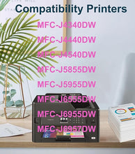 Load image into Gallery viewer, Brother Ink for Your Printers: MFC-J4440DW, MFC-J4540DW, MFC-J5955DW, MFC-J5955DW, MFC-J6555DWXL,
