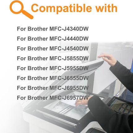 Compatible Ink for Brother MFC-J6955DW Printer – LC436XL Ink Cartridges BK C M Y