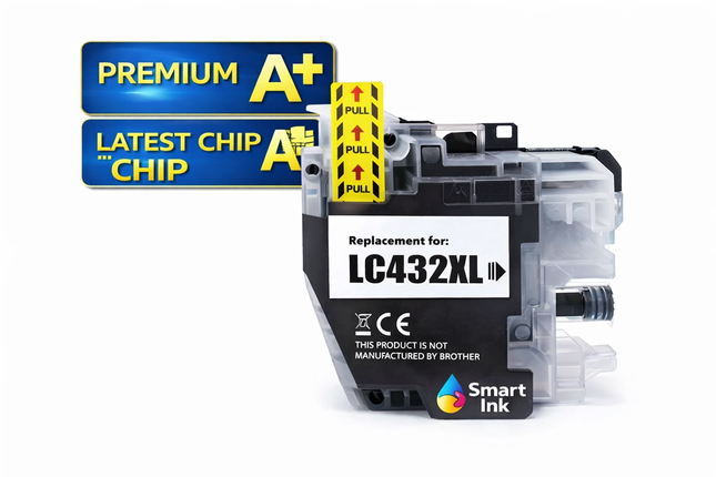 Brother LC432XL Compatible Ink Cartridge – High Yield – Suits MFC-J5340DW MFC-J5740DW MFC-J6540DW – Premium Compatible