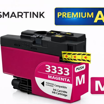 Brother LC3333 ink cartridge for MFCJ1300DW, DCPJ1100DW (BK+Y+C+M) Premium A+ X4