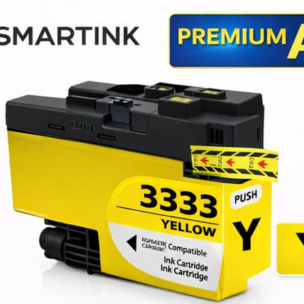 Brother LC3333 ink cartridge for MFCJ1300DW, DCPJ1100DW (BK+Y+C+M) Premium A+ X4