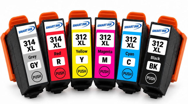 Epson 312XL 314XL Compatible Ink Cartridges for Expression Photo XP-15000 – Colour Choice & 6 Pack NZ Stock