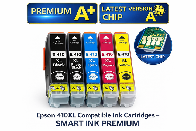 Epson 410XL Compatible Ink Cartridges for XP-530 XP-540 XP-630 XP-640 XP-900