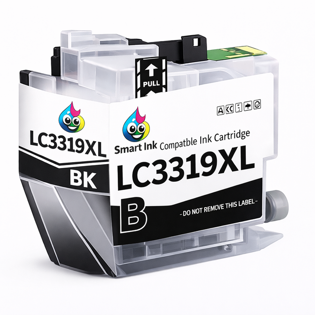 Brother LC3319XLBK compatible black ink cartridge, Super High Yield 3,000 pages