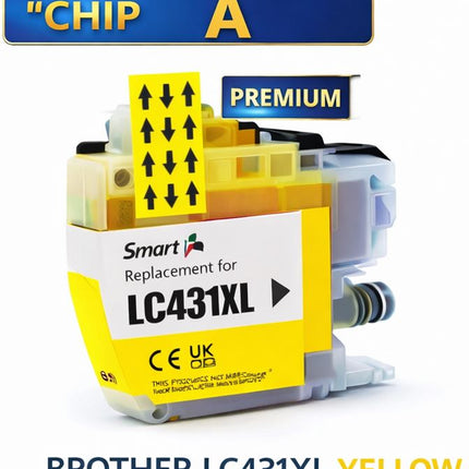 Brother LC431XL Ink Cartridge – Compatible for DCP-J1050DW & MFC-J1010DW – High Yield Ink – Black Cyan Magenta Yellow – NZ Stock