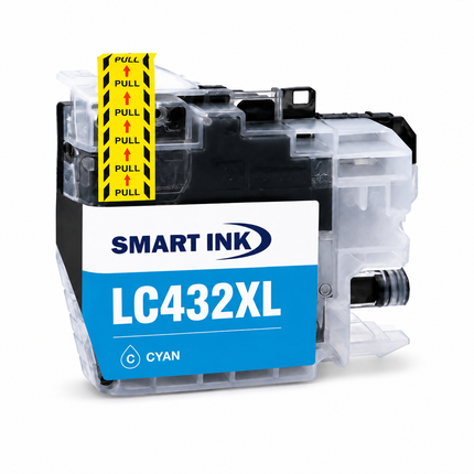 Brother LC432XL Cyan Compatible Ink Cartridge – High Yield – Suits MFC-J5340DW, MFC-J5740DW, MFC-J6540DW, MFC-J6740DW, MFC-J6940DW – Smart Ink