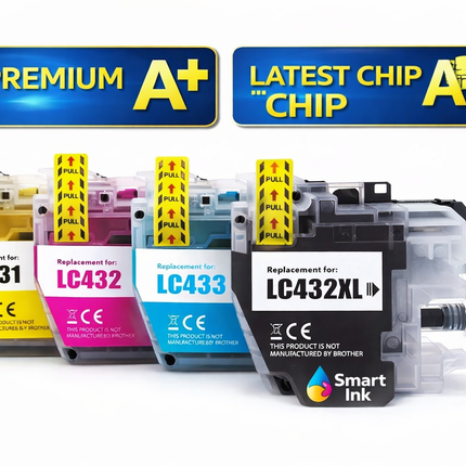 Brother LC432XL Compatible Ink Cartridge – High Yield – Suits MFC-J5340DW MFC-J5740DW MFC-J6540DW – Premium Compatible