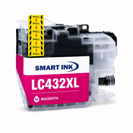 Brother LC432XL Magenta Compatible Ink Cartridge – High Yield – Suits MFC-J5340DW, MFC-J5740DW, MFC-J6540DW, MFC-J6740DW, MFC-J6940DW – Smart Ink