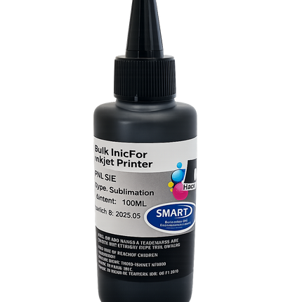 Sublimation Ink 100ml Refill Bottle BK C M Y Full Set for Epson EcoTank Printers