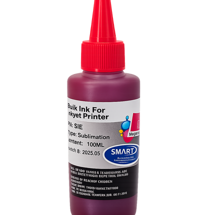 Sublimation Ink 100ml Refill Bottle BK C M Y Full Set for Epson EcoTank Printers