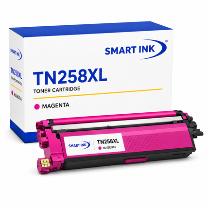 Brother TN258XL Compatible Toner Cartridge – High Yield – Latest Chip – Premium A+ – Smart Ink