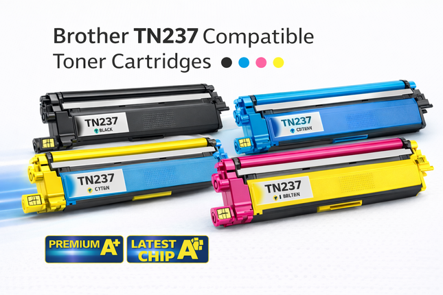 Brother TN237 / TN233 Compatible Toner Cartridge – High Yield Black – NZ Stock