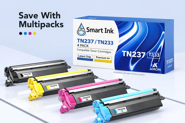Brother TN237 / TN233 Compatible Toner Cartridge – High Yield Black – NZ Stock
