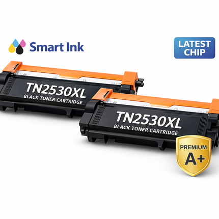 Brother TN2530XL Toner Cartridge 2 Pack – Compatible Black High Yield – For HL-L2400DW, MFC-L2920DW