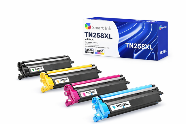 Brother TN258XL Compatible Toner Cartridge – High Yield – Latest Chip – Premium A+