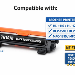 Smart Ink compatible Brother TN1070 black toner cartridge