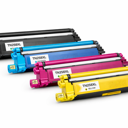 Brother TN258XL Compatible Toner Cartridge – High Yield – Latest Chip – Premium A+ – Smart Ink
