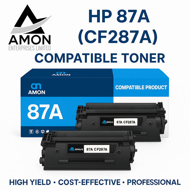 HP 87A CF287A Toner Cartridge Compatible Black for LaserJet Pro M501 M506 M527 NZ Stock