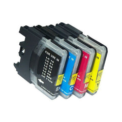 Smart Ink compatible Brother LC38 ink cartridges 4 colour set - Black, Cyan, Magenta, Yellow