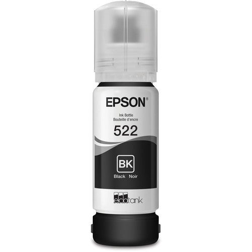 Genuine Epson 522 Ink Bottle Set – 4 Colours (C, M, Y, BK) – 65ml Each