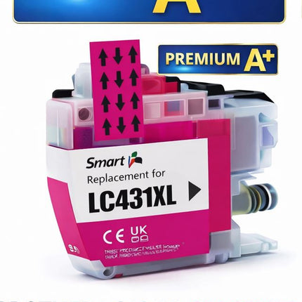 Brother LC431XL Ink Cartridge – Compatible for DCP-J1050DW & MFC-J1010DW – High Yield Ink – Black Cyan Magenta Yellow – NZ Stock