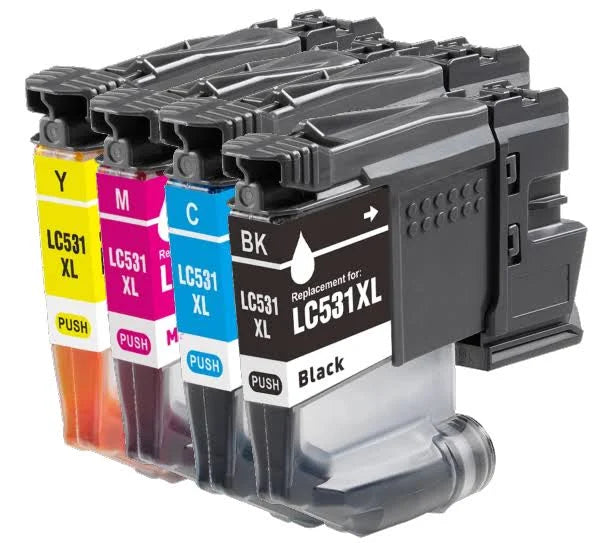 Brother LC531XL Ink Cartridges Compatible for DCP-J1260W DCP-J1310DW DCP-J1360DW NZ Stock