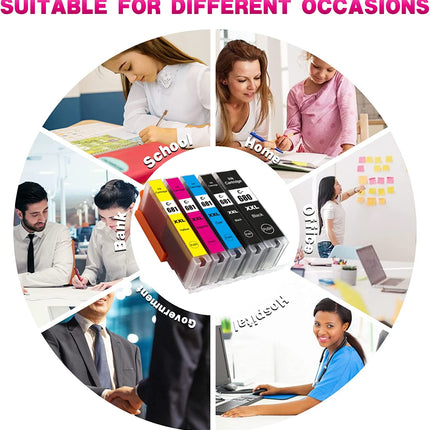Canon Compatible Ink Cartridges PGI-680XXL CLI-681XXL Set for TR7560 TR7660 TS9160 TS9565  TR8560 TS8160 TS6160