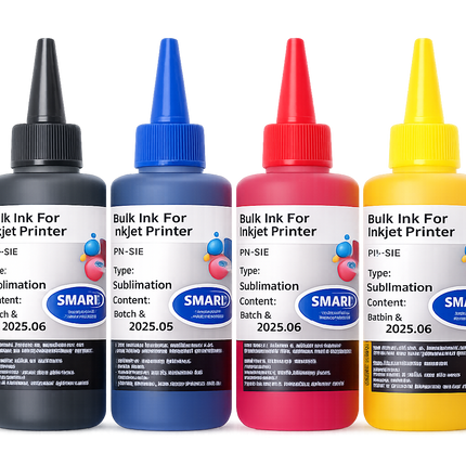 Sublimation Ink 100ml Refill Bottle BK C M Y Full Set for Epson EcoTank Printers